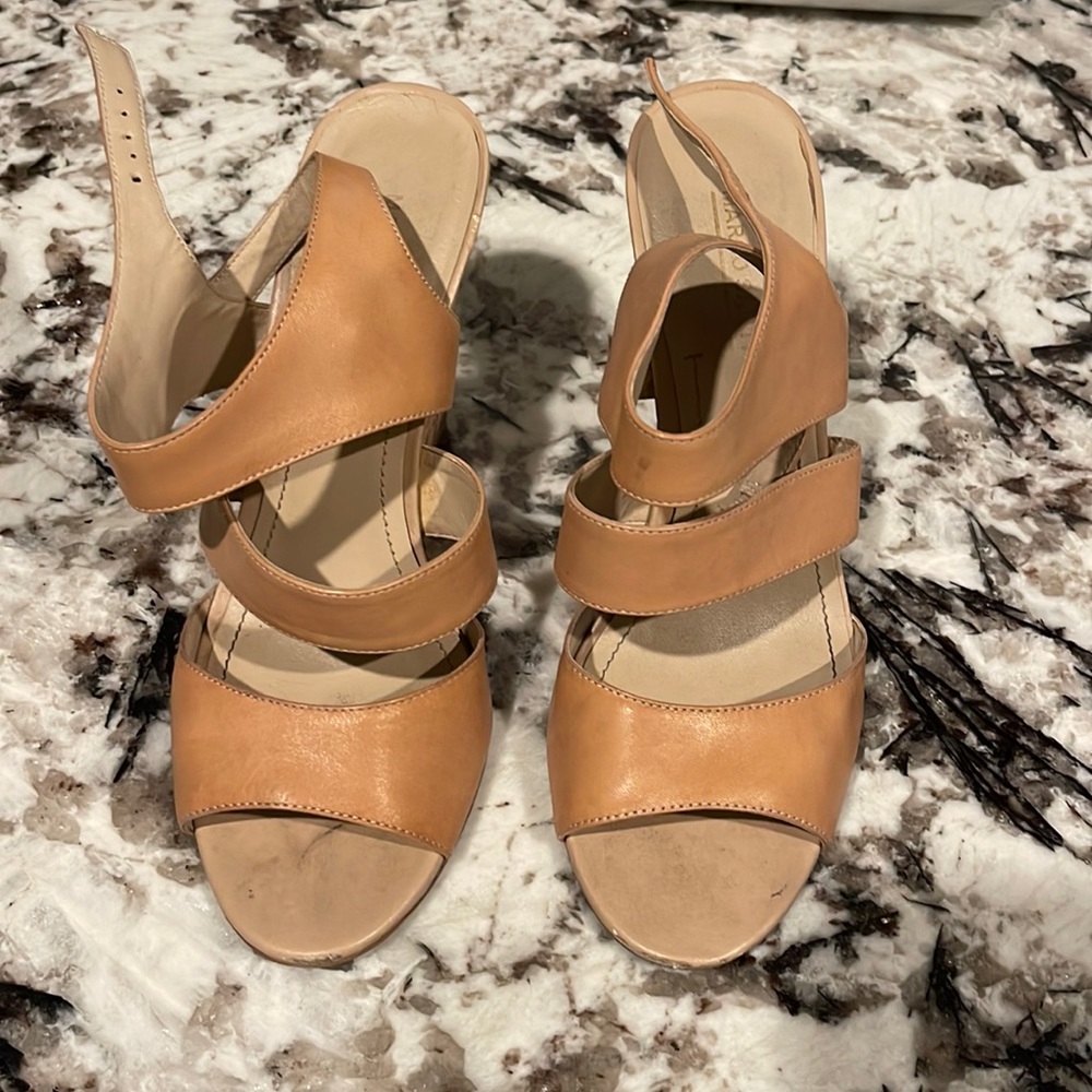 MARCO SANTI TAN WEDGE